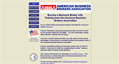 Desktop Screenshot of americanbusinessbrokers.org