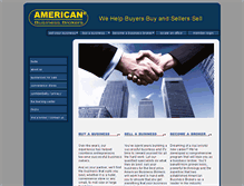 Tablet Screenshot of americanbusinessbrokers.com